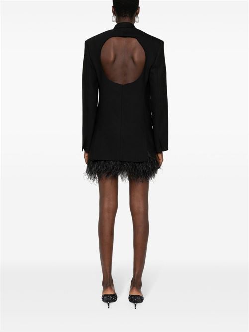 Blazer with asymmetric closure DAVID KOMA | RE24DK01JBLACK